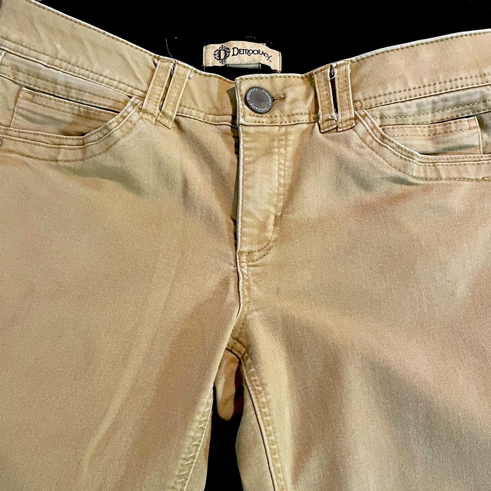 Tan size 10 jeans by Democracy